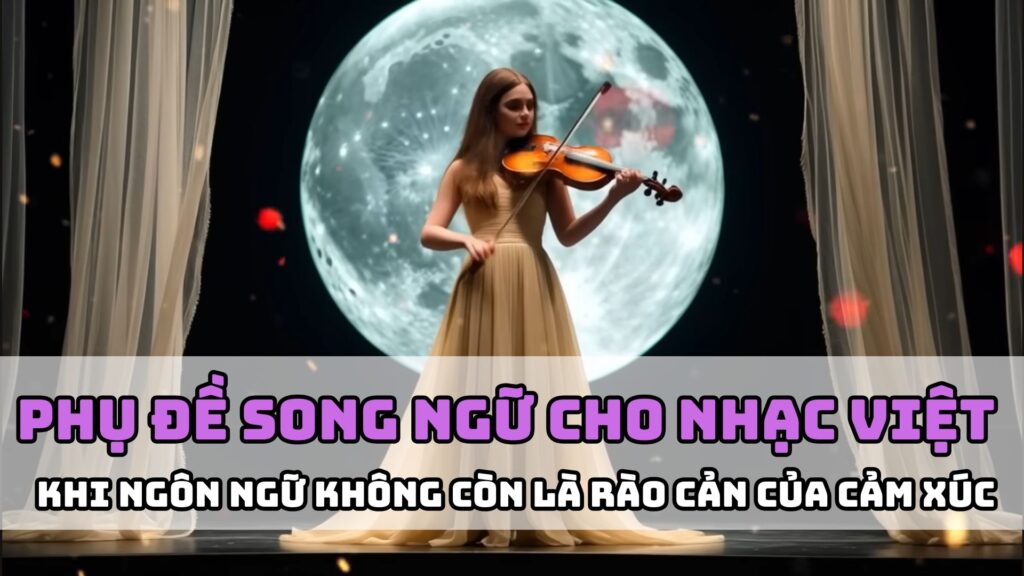Phụ đề song ngữ cho nhạc Việt - Khi ngôn ngữ không còn là rào cản của cảm xúc